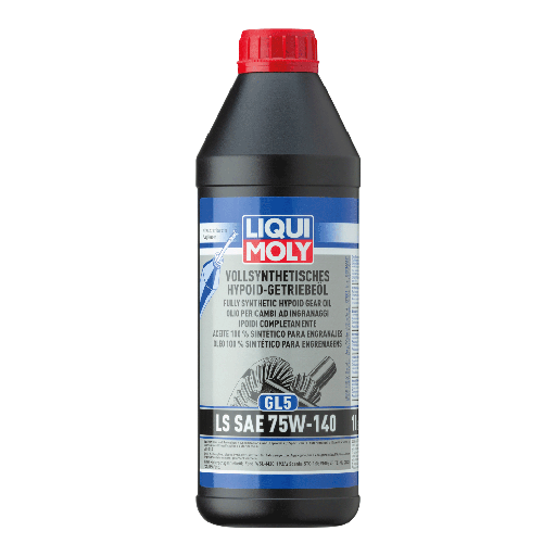 Vollsynthetisches Getriebeöl (GL5) SAE 75W-140 LS, 1 lt
