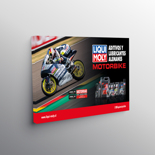 Bastidor con lienzo Liqui Moly Motorbike 2,0x1,0, 1 Stk