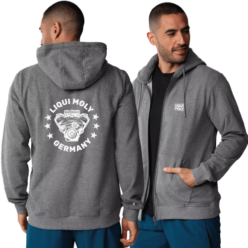 Polerón con gorro y cierre