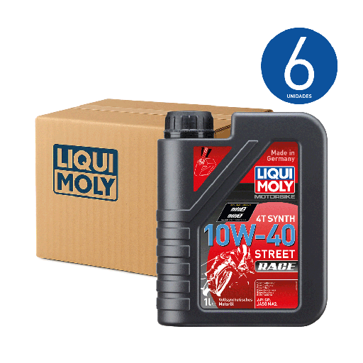 Motorbike 4T Synth 10W-40 Street Race (CAJA), 1 lt