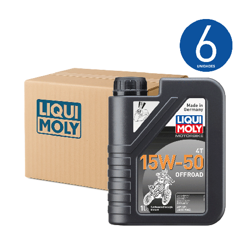 Motorbike 4T Synth 15W-50 Offroad (CAJA), 1 lt