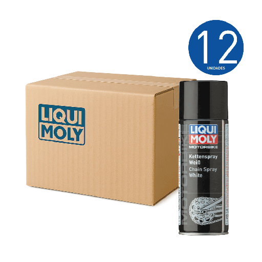 Motorbike Kettenspray weiß (CAJA), 400 ml
