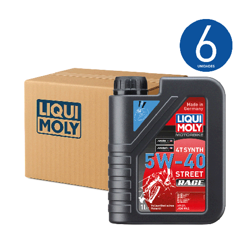 Motorbike 4T Synth 5W-40 Street Race (CAJA)